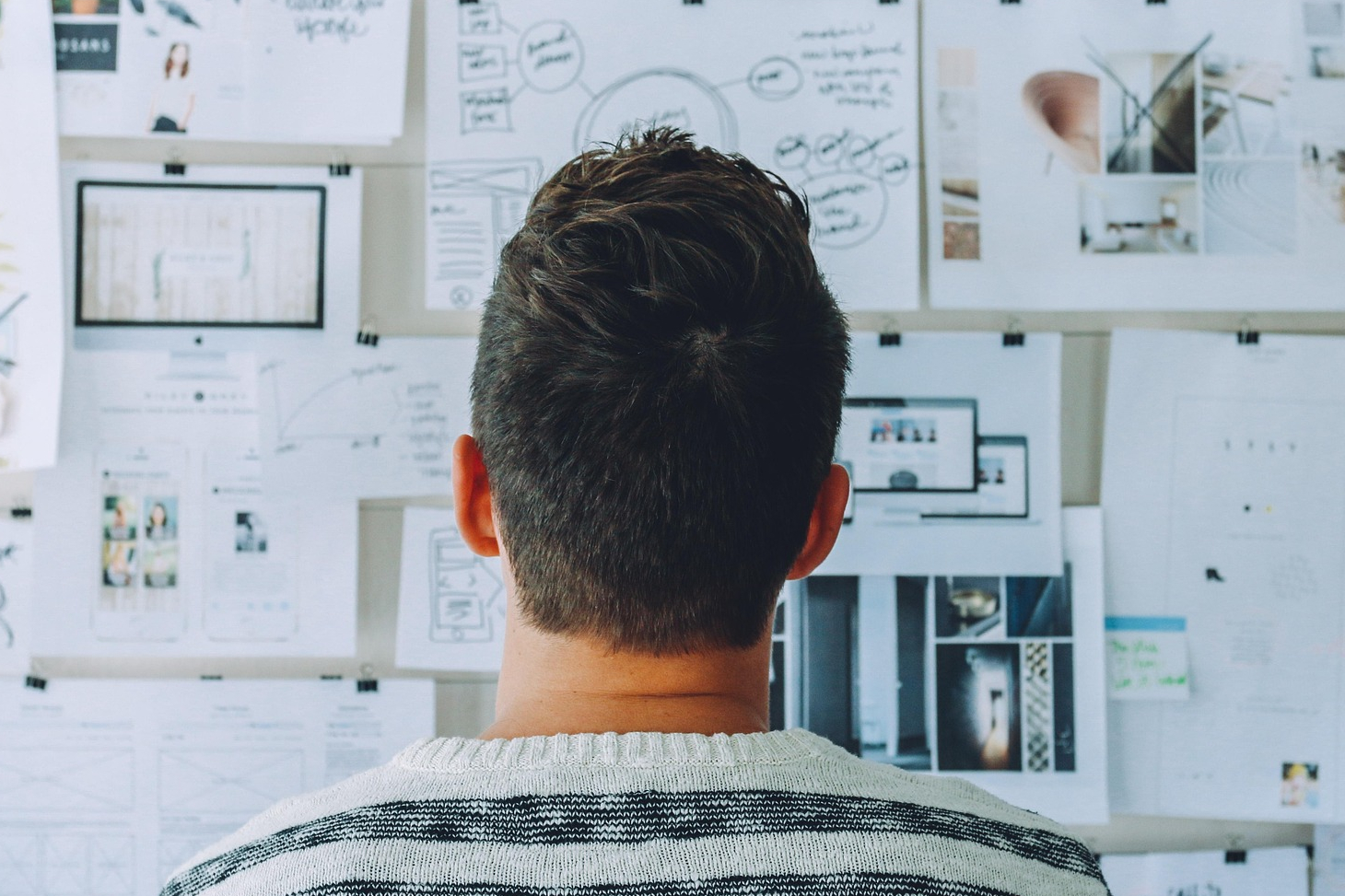 Concept, Homme, Papiers